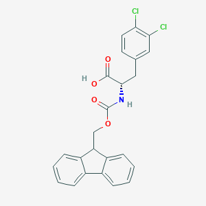 molecular formula C24H19Cl2NO4 B102429 Fmoc-3,4-dichloro-L-phenylalanine CAS No. 17766-59-5