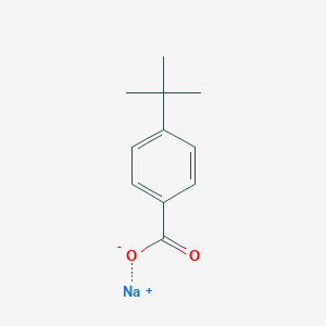 molecular formula C11H13NaO2 B102430 Benzoic acid, 4-(1,1-dimethylethyl)-, sodium salt CAS No. 17264-53-8