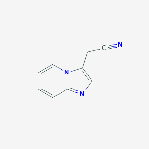 molecular formula C9H7N3 B102445 Imidazo[1,2-a]pyridine-3-acetonitrile CAS No. 17744-98-8