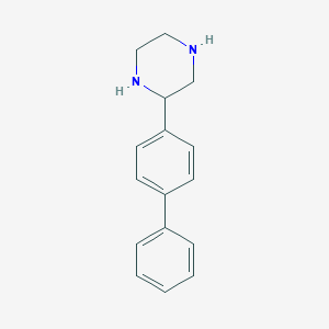 molecular formula C16H18N2 B010245 2-Biphenyl-4-yl-piperazine CAS No. 105242-10-2