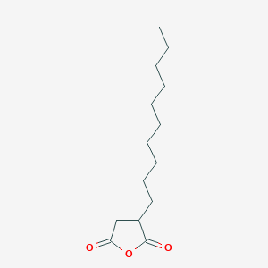 molecular formula C14H24O3 B102454 Decylsuccinic anhydride CAS No. 18470-76-3