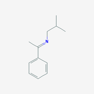 molecular formula C12H17N B102455 N-Phenethylideneisobutylamine CAS No. 19340-97-7