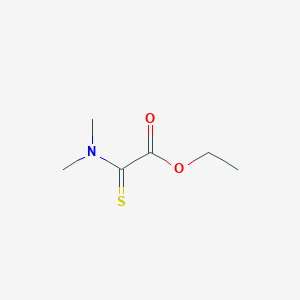 molecular formula C6H11NO2S B102458 ethyl 2-(dimethylamino)-2-sulfanylideneacetate CAS No. 16703-48-3
