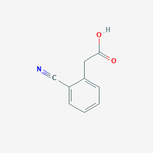 molecular formula C9H7NO2 B102466 2-(2-cyanophenyl)acetic acid CAS No. 18698-99-2