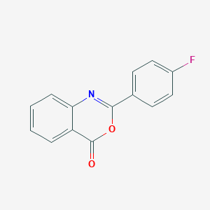 molecular formula C14H8FNO2 B102490 2-(4-fluorophenyl)-4H-3,1-benzoxazin-4-one CAS No. 18600-51-6