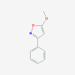 molecular formula C10H9NO2 B102502 5-Methoxy-3-phenylisoxazole CAS No. 18803-02-6