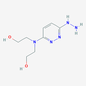 molecular formula C8H15N5O2 B102505 Oxdralazine CAS No. 17259-75-5