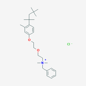 molecular formula C28H44ClNO2 B102515 Methylbenzethonium chloride CAS No. 15716-02-6