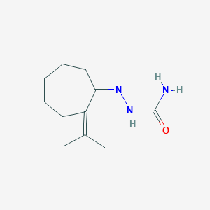 molecular formula C11H19N3O B102517 2-Isopropylidenecycloheptanone semicarbazone CAS No. 16983-68-9
