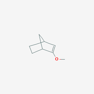 molecular formula C8H12O B102518 Bicyclo[2.2.1]hept-2-ene,2-methoxy- CAS No. 17190-90-8