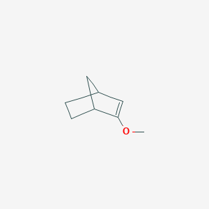 molecular formula C8H12O B102518 Bicyclo(2.2.1)hept-2-ene, 2-methoxy- CAS No. 17190-90-8