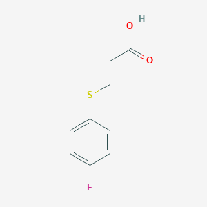 molecular formula C9H9FO2S B102519 3-(4-Fluorophenylthio)propanoic acid CAS No. 19543-85-2