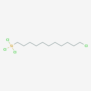 molecular formula C11H22Cl4Si B102522 11-Chloroundecyltrichlorosilane CAS No. 17963-32-5