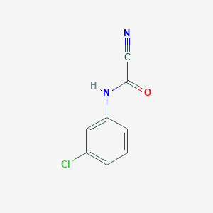 molecular formula C8H5ClN2O B102524 N-(3-chlorophenyl)-1-cyanoformamide CAS No. 15313-46-9