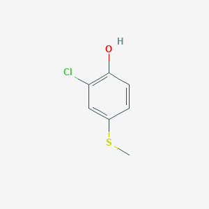 molecular formula C7H7ClOS B102530 2-Chloro-4-(methylthio)phenol CAS No. 17733-32-3