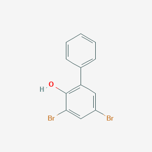 molecular formula C12H8Br2O B102535 2,4-Dibromo-6-phenylphenol CAS No. 15460-14-7