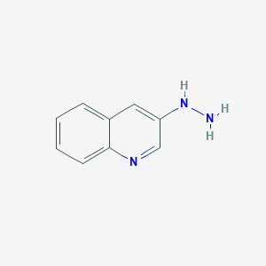 molecular formula C9H9N3 B102538 3-Hydrazinylquinoline CAS No. 15793-78-9