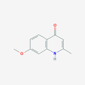 molecular formula C11H11NO2 B010254 7-Methoxy-2-methylquinolin-4-ol CAS No. 103624-90-4