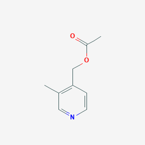 molecular formula C9H11NO2 B102541 (3-Methylpyridin-4-yl)methyl acetate CAS No. 18794-49-5