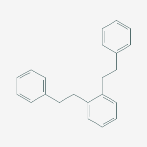 molecular formula C22H22 B102543 Benzene, 1,2-bis(2-phenylethyl)- CAS No. 18888-80-7