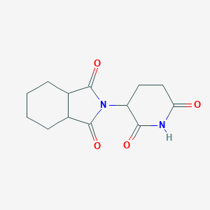 molecular formula C13H16N2O4 B102544 Glutarimide, 2-(hexahydrophthalimido)- CAS No. 19246-22-1