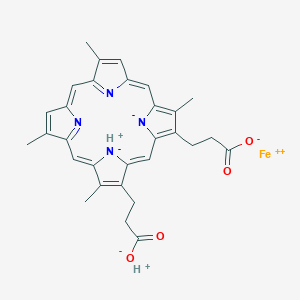 molecular formula C30H28FeN4O4 B102554 Deuteroheme CAS No. 18922-88-8