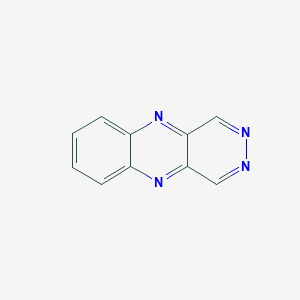 molecular formula C10H6N4 B102560 Pyridazino[4,5-b]quinoxaline CAS No. 19064-75-6