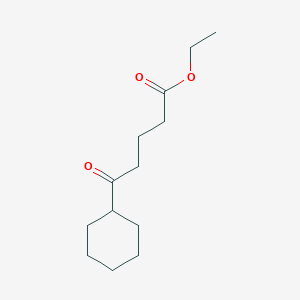 molecular formula C13H22O3 B102568 Ethyl 5-cyclohexyl-5-oxovalerate CAS No. 16076-61-2