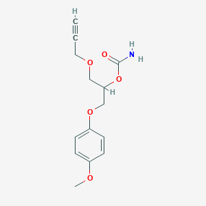 1-(p-Methoxyphenoxy)-3-(2-propynyloxy)-2-propanol carbamate