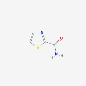 molecular formula C4H4N2OS B102586 1,3-Thiazole-2-carboxamide CAS No. 16733-85-0