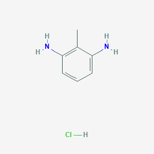 molecular formula C7H11ClN2 B102589 Toluene-2,6-diamine monohydrochloride CAS No. 15481-68-2