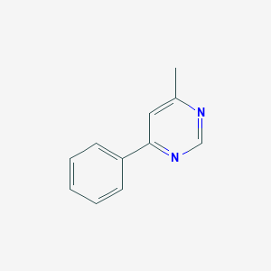 molecular formula C11H10N2 B102591 4-Methyl-6-phenylpyrimidine CAS No. 17759-27-2