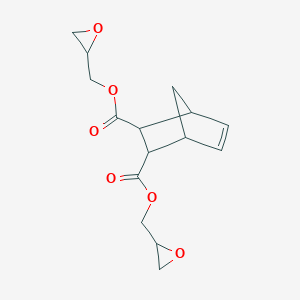 molecular formula C15H18O6 B102593 Bis(2,3-epoxypropyl) bicyclo(2.2.1)hept-5-ene-2,3-dicarboxylate CAS No. 18266-33-6