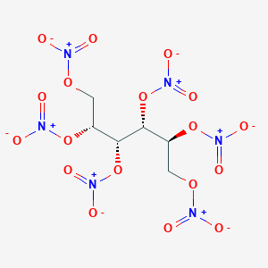 1,2,4,5,6-Pentanitrooxyhexan-3-yl nitrate