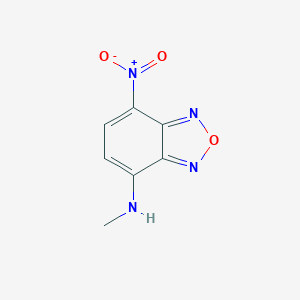 molecular formula C7H6N4O3 B102598 N-Methyl-7-nitro-2,1,3-benzoxadiazol-4-amine CAS No. 18378-29-5