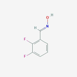 molecular formula C7H5F2NO B102601 Benzaldehyde, 2,3-difluoro-, oxime CAS No. 18355-77-6