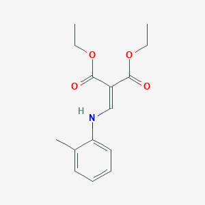 molecular formula C15H19NO4 B102605 Diethyl 2-(2-toluidinomethylene)malonate CAS No. 19146-73-7