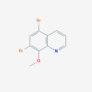molecular formula C10H7Br2NO B102607 5,7-Dibromo-8-methoxyquinoline CAS No. 17012-49-6