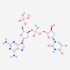 molecular formula C19H25BrN8O13P2 B010261 Poly(2-aminodeoxyadenylate-5-bromodeoxyuridylate) CAS No. 104576-80-9
