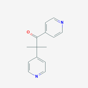 molecular formula C14H14N2O B102611 2-Methyl-1,2-di-4-pyridinyl-1-propanone CAS No. 17286-92-9