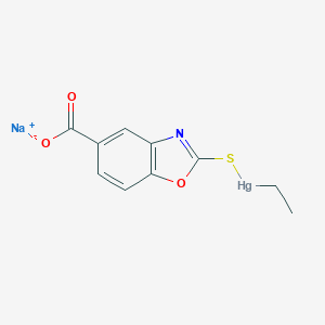 molecular formula C10H8HgNO3S.Na B102614 Otimerate sodium CAS No. 16509-11-8
