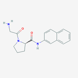 molecular formula C17H19N3O2 B102622 glycyl-L-proline 2-naphthylamide CAS No. 16046-01-8