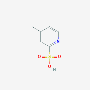 molecular formula C6H7NO3S B102630 4-methylpyridine-2-sulfonic Acid CAS No. 18616-04-1