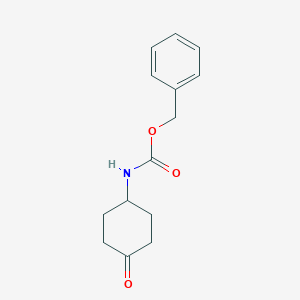 molecular formula C14H17NO3 B102631 苄(4-氧代环己基)氨基甲酸酯 CAS No. 16801-63-1
