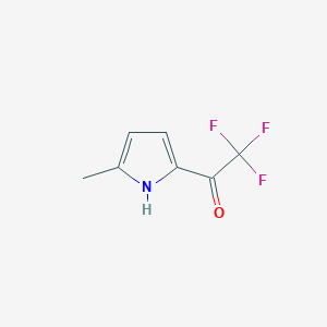 molecular formula C7H6F3NO B102639 2,2,2-Trifluoro-1-(5-methyl-1H-pyrrol-2-yl)ethanone CAS No. 18087-63-3