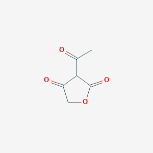 molecular formula C6H6O4 B102640 3-Acetyloxolane-2,4-dione CAS No. 16690-05-4
