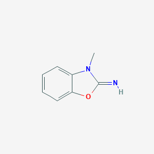 molecular formula C8H8N2O B102642 2(3H)-Benzoxazolimine, 3-methyl- CAS No. 18034-93-0