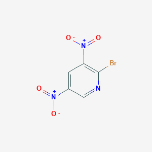 molecular formula C5H2BrN3O4 B102644 2-Bromo-3,5-dinitropyridine CAS No. 16420-30-7