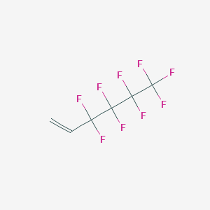 molecular formula C6H3F9<br>CF3(CF2)3CH=CH2<br>C6H3F9 B102655 3,3,4,4,5,5,6,6,6-nonafluorohex-1-ene CAS No. 19430-93-4