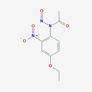molecular formula C10H11N3O5 B102659 N-(4-ethoxy-2-nitrophenyl)-N-nitrosoacetamide CAS No. 15862-16-5